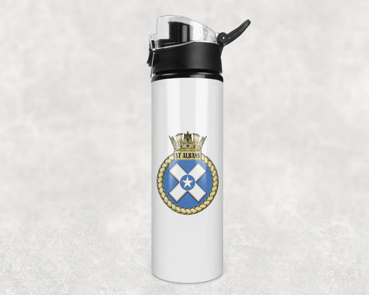 HMS St Albans - Flip Top Water Bottle