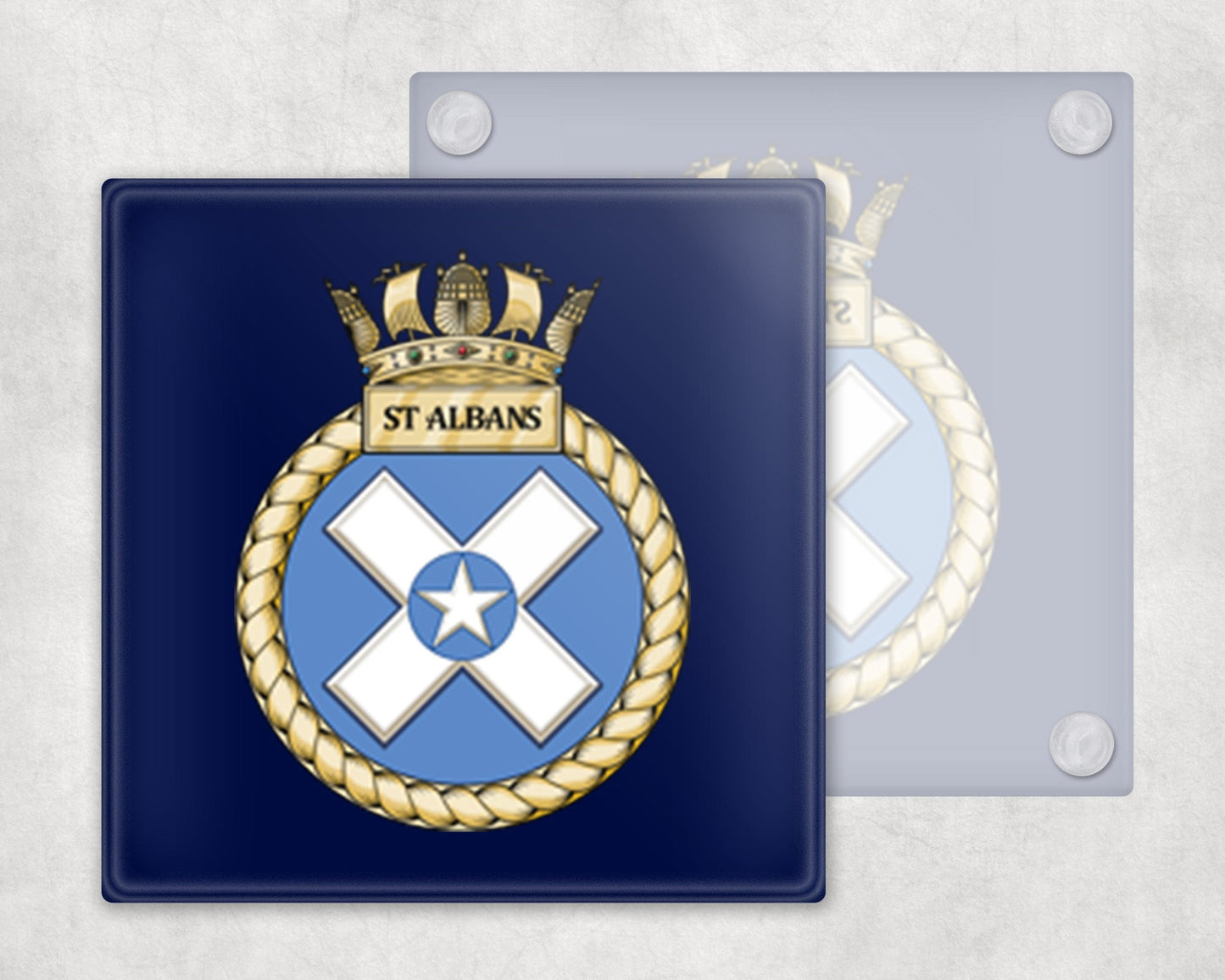 HMS St Albans - Glass Coaster