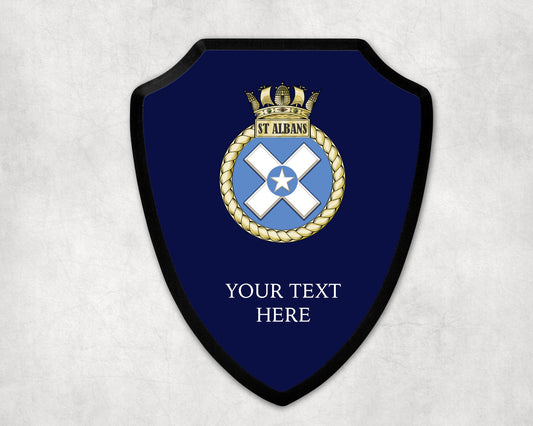 HMS St Albans - Royal Navy Printed Wall Shield