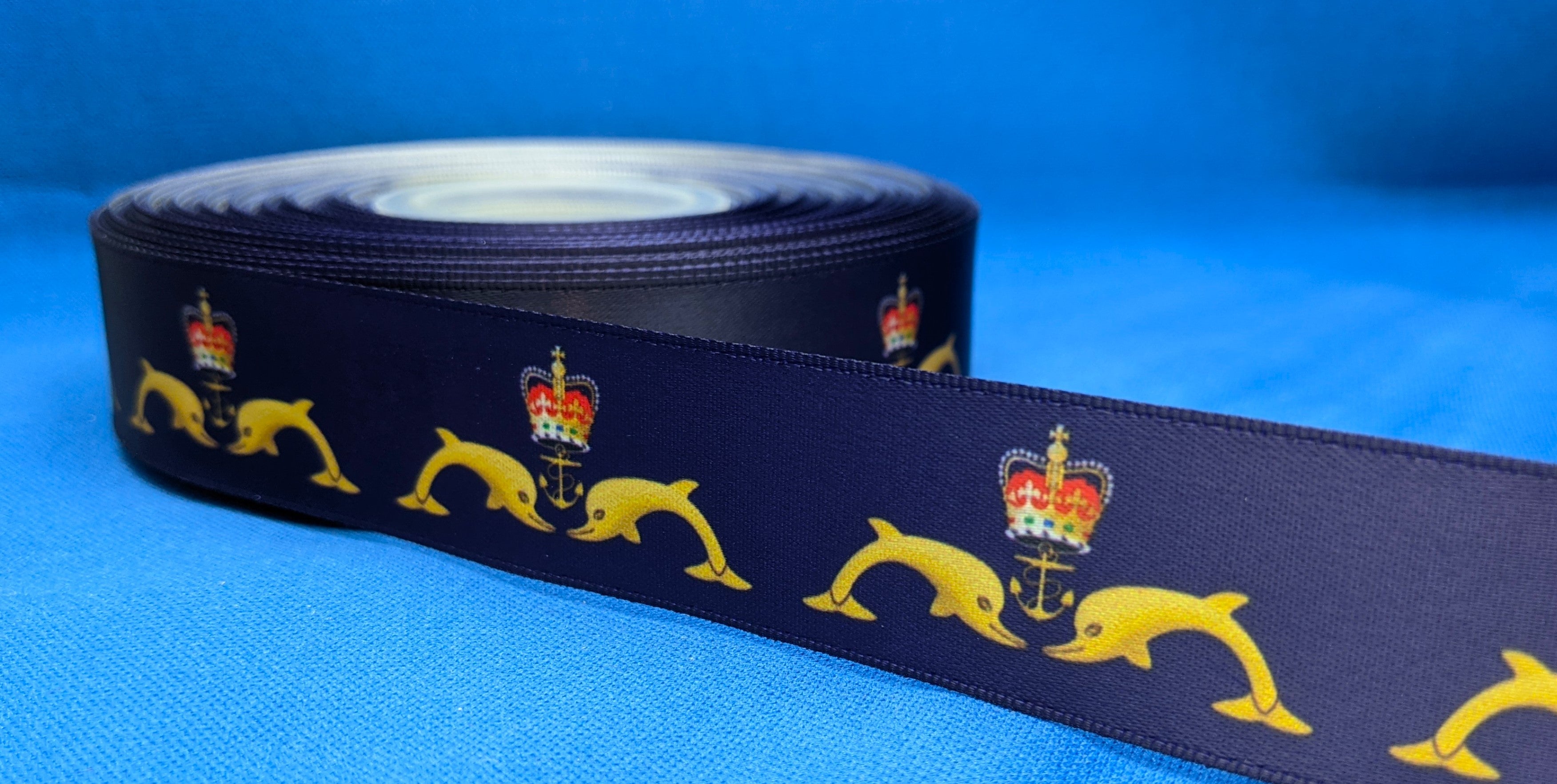 Submariner Dolphins - Ribbon – The Crafty Black Dog
