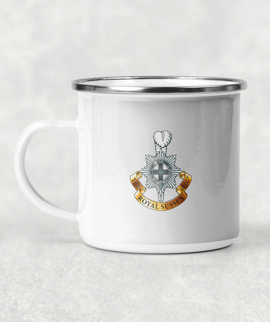 Royal Sussex Regiment - Enamel Mug