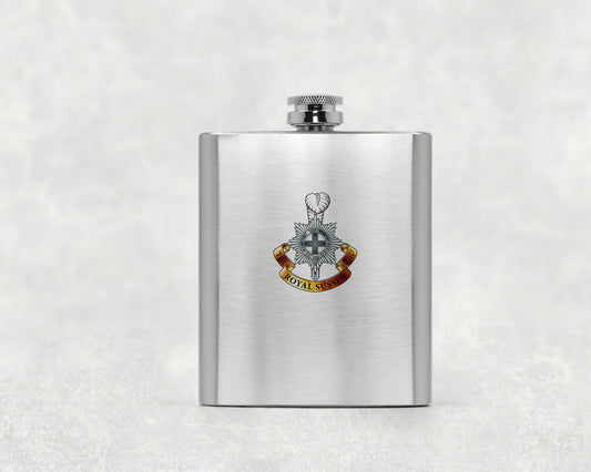 Royal Sussex Regiment - Hip Flask