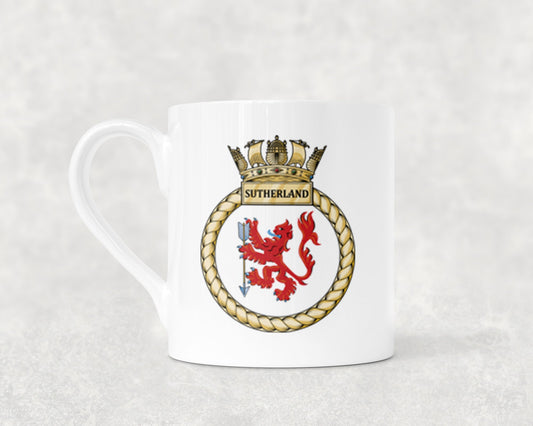 HMS Sutherland - Bone China Mug