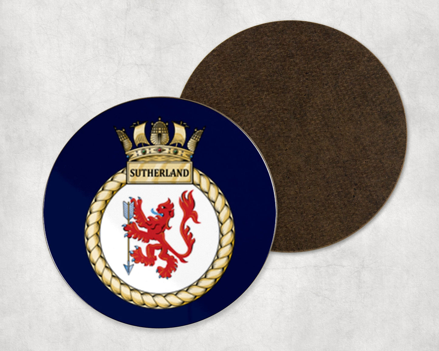 HMS Sutherland - Round Coaster Set