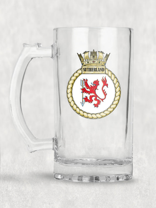 HMS Sutherland - Tankard/Beer Mug/Stein