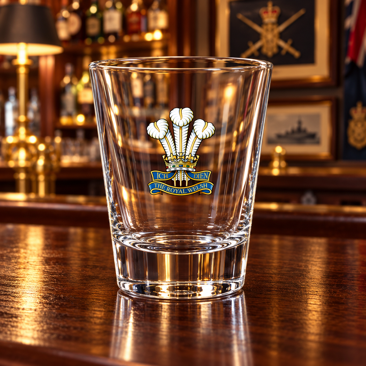 The Royal Welsh - Shot Glasses | The Crafty Black Dog — Frosted_Shot_Glass_Military_Bar_Smart_Object copy