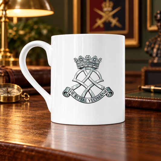 The Royal Yeomanry - Bone China Mug | The Crafty Black Dog