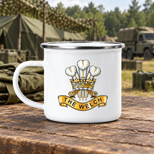 The Welch - Enamel Camping Mug | The Crafty Black Dog