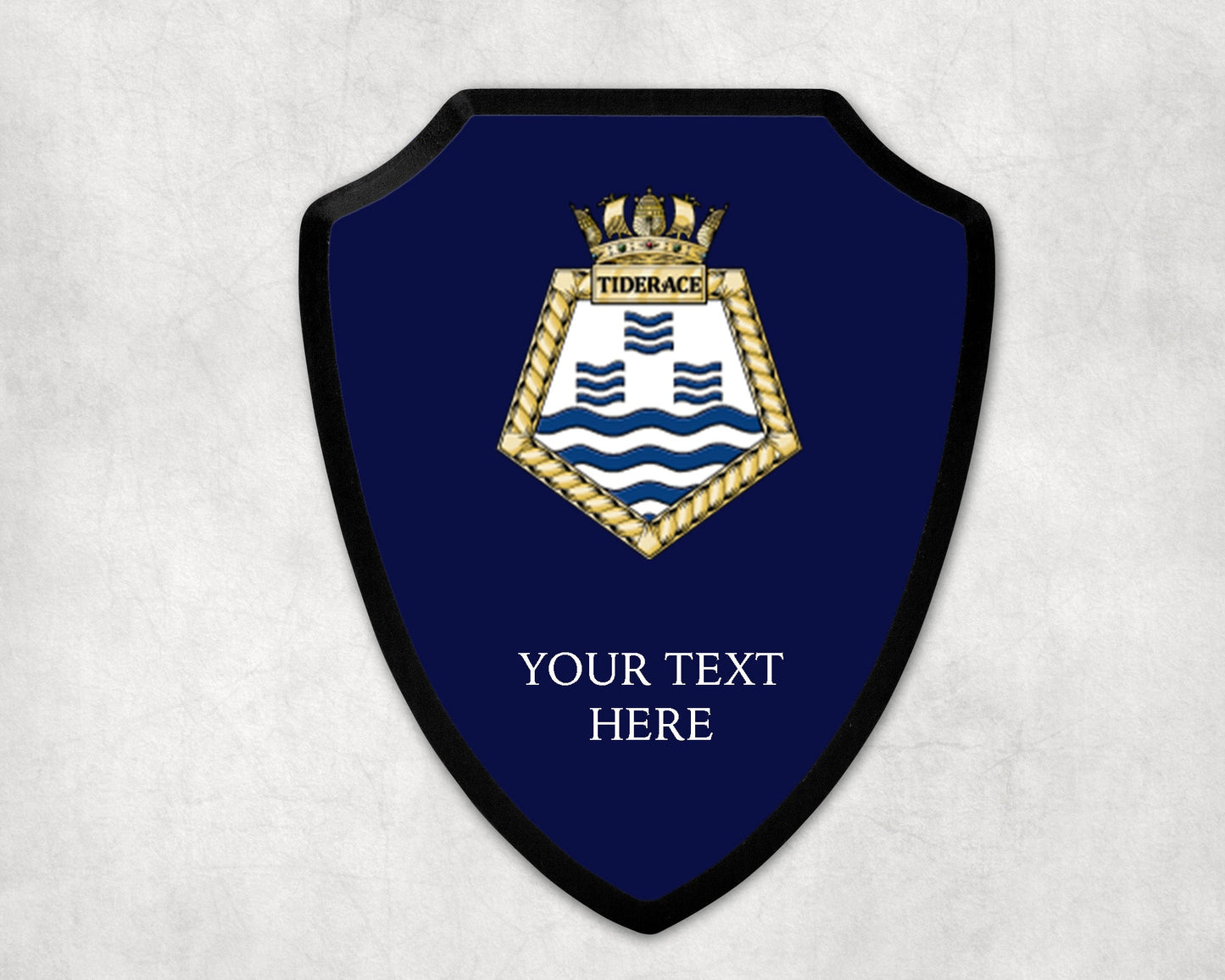 RFA Tiderace - Royal Navy Printed Wall Shield