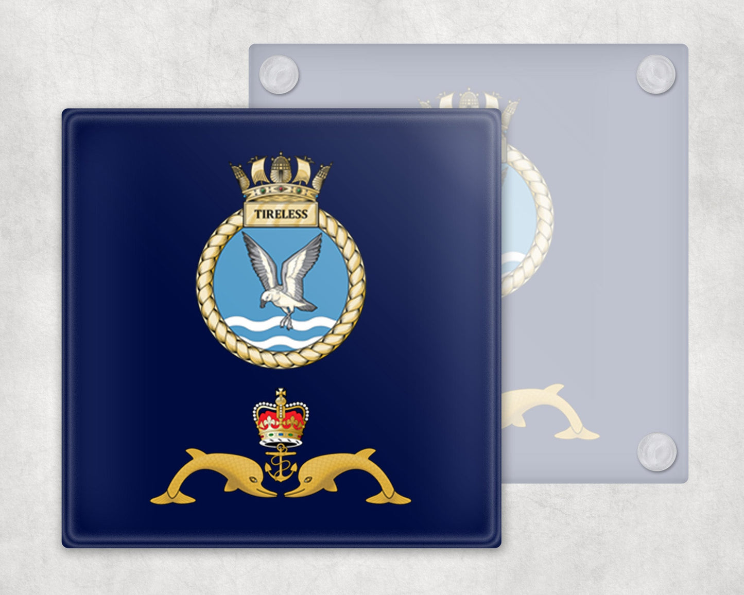 HMS Tireless - Glass Coaster