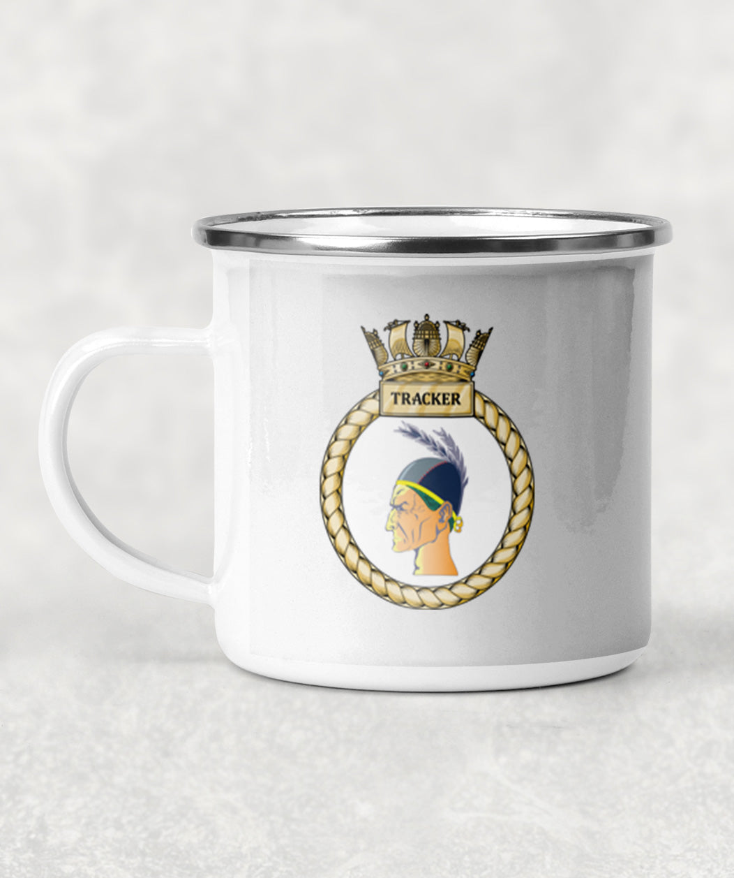 HMS Tracker - Enamel Mug