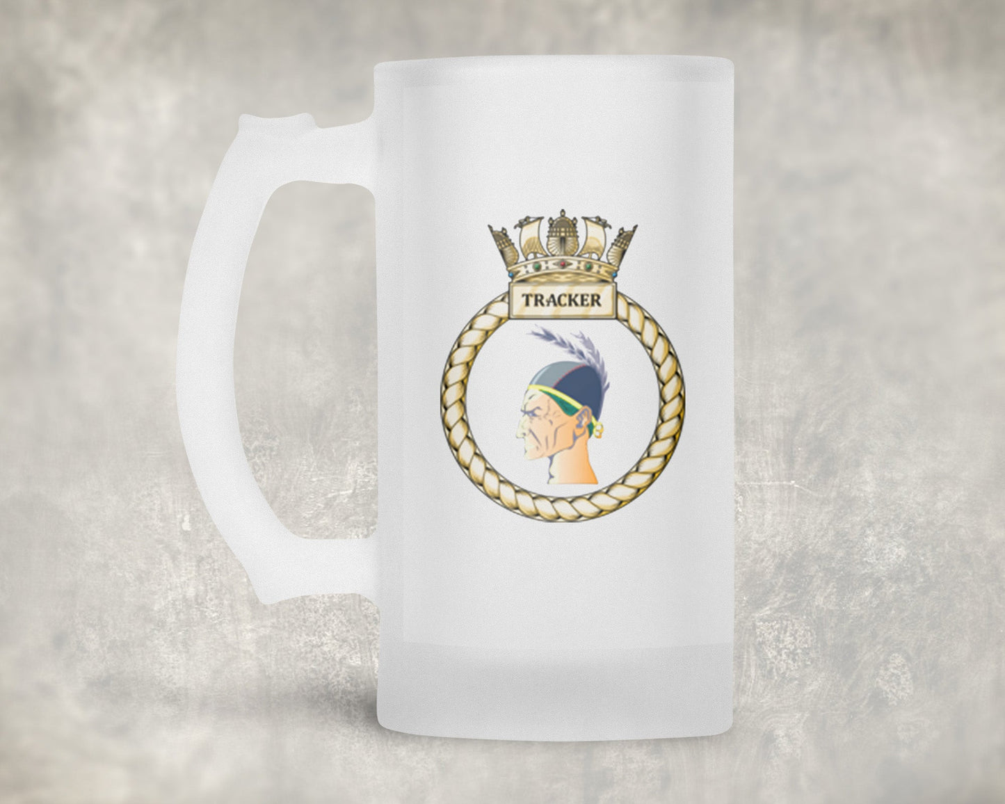 HMS Tracker - Frosted Stein/Tankard/Beer Mug - Frosted Stein/Tankard/Beer Mug