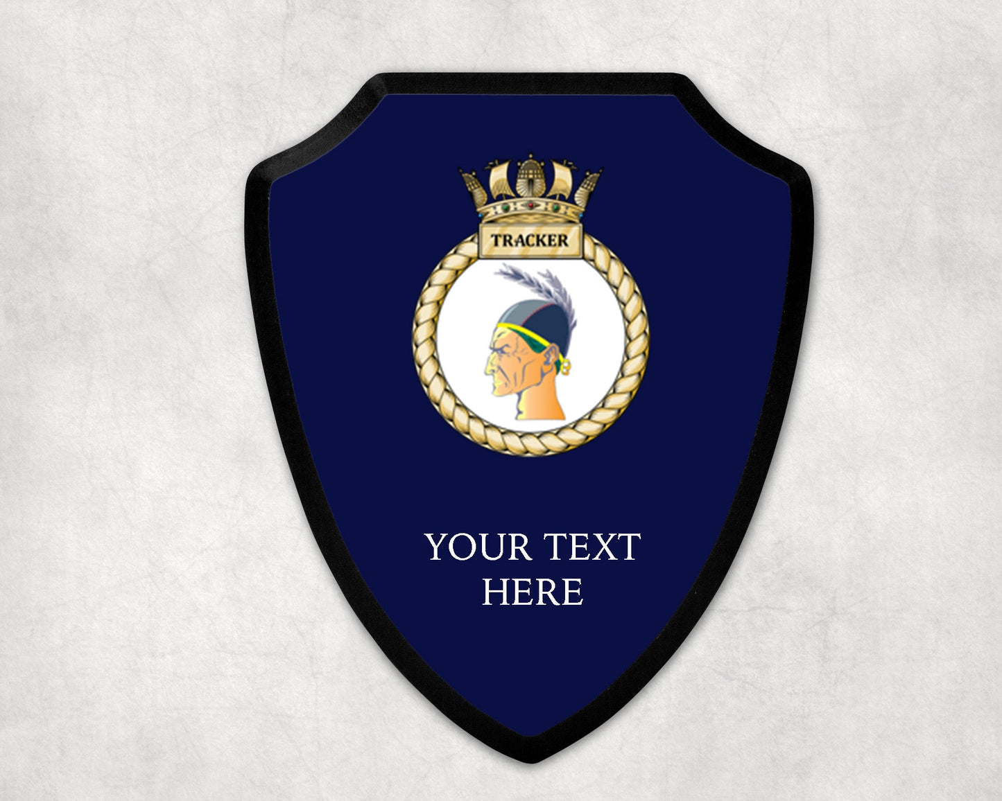 HMS Tracker - Royal Navy Printed Wall Shield