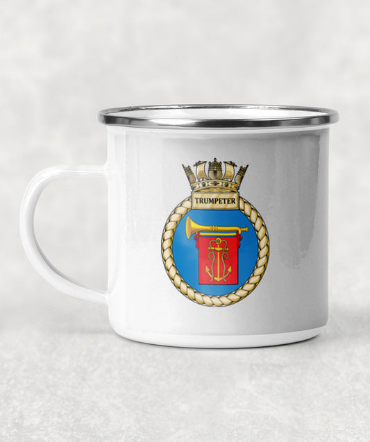 HMS Trumpeter - Enamel Mug