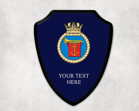 HMS Trumpeter - Royal Navy Printed Wall Shield