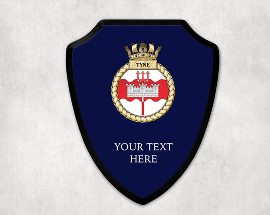 HMS Tyne - Royal Navy Printed Wall Shield