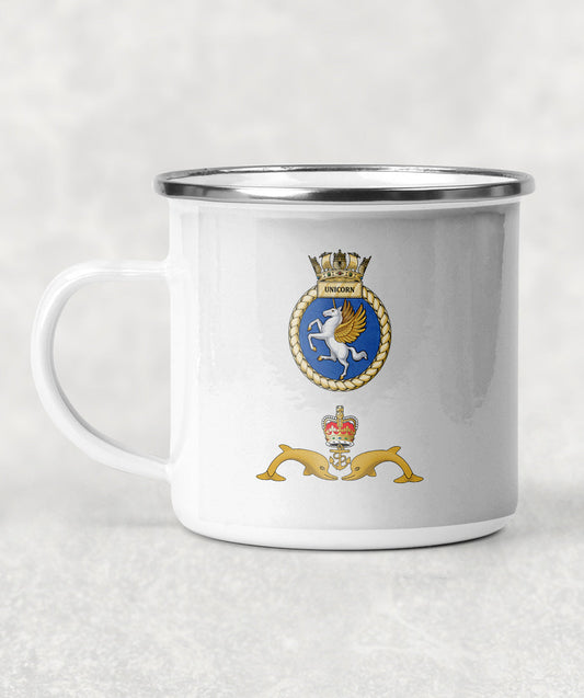 HMS Unicorn - Enamel Mug