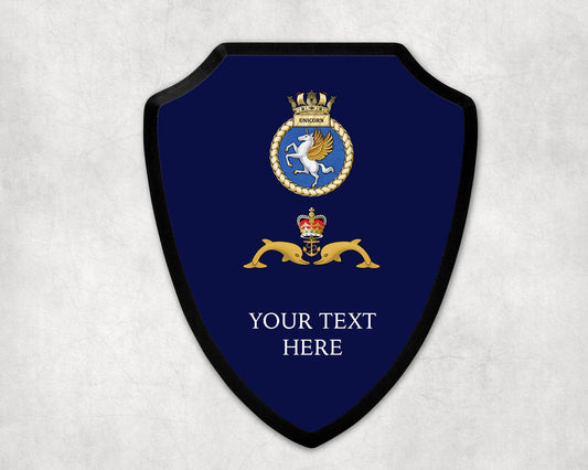 HMS Unicorn - Royal Navy Printed Wall Shield
