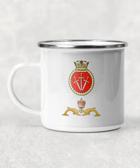 HMS Vengeance - Enamel Mug