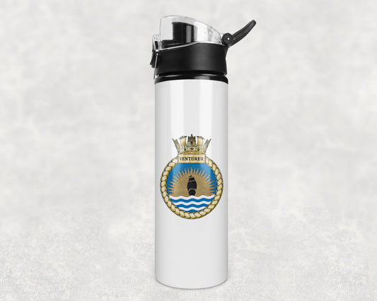 HMS Venturer - Flip Top Water Bottle