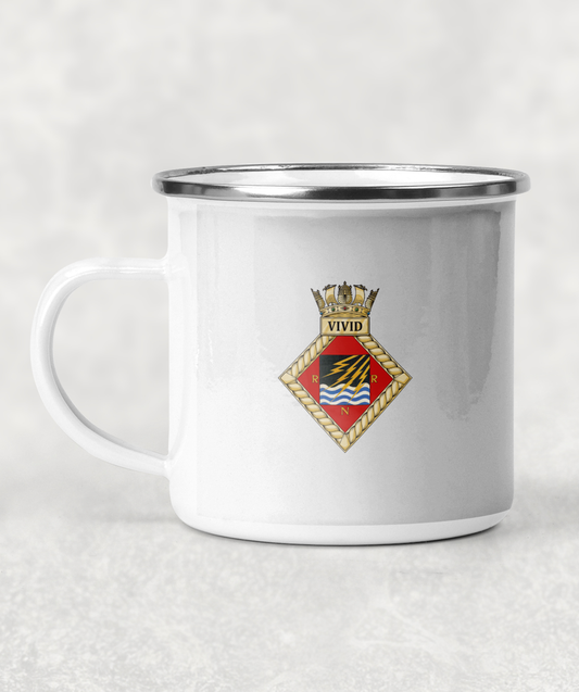 HMS Vivid - Enamel Mug