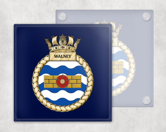 HMS Walney - Glass Coaster