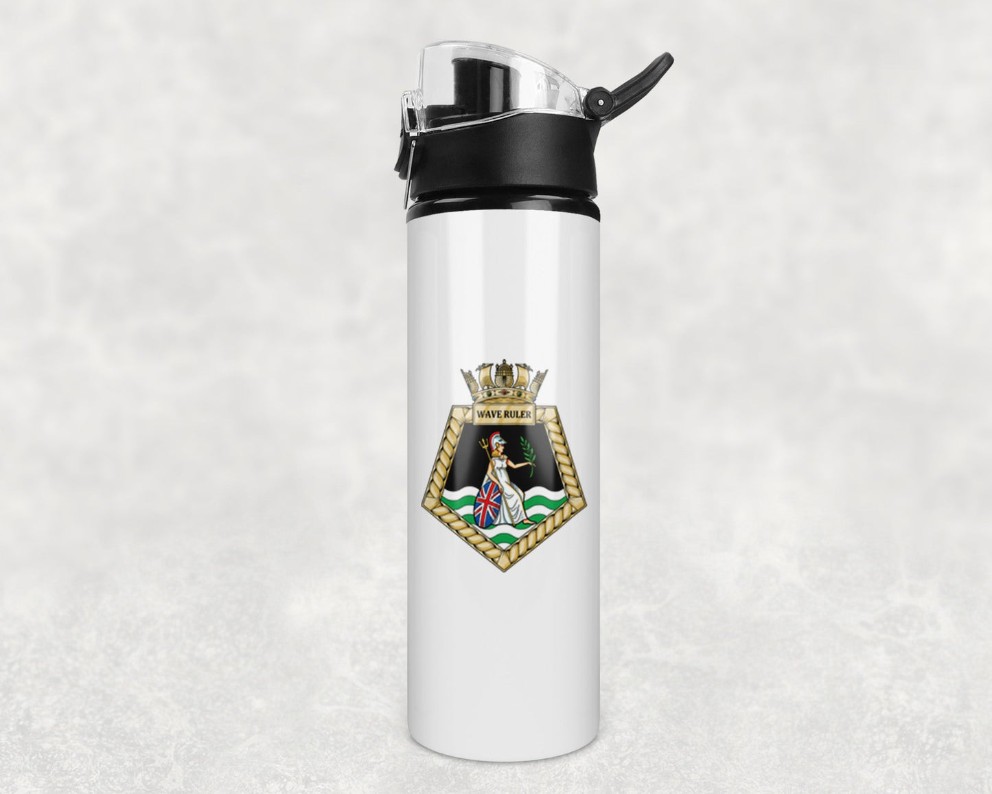 RFA Wave Ruler - Flip Top Water Bottle