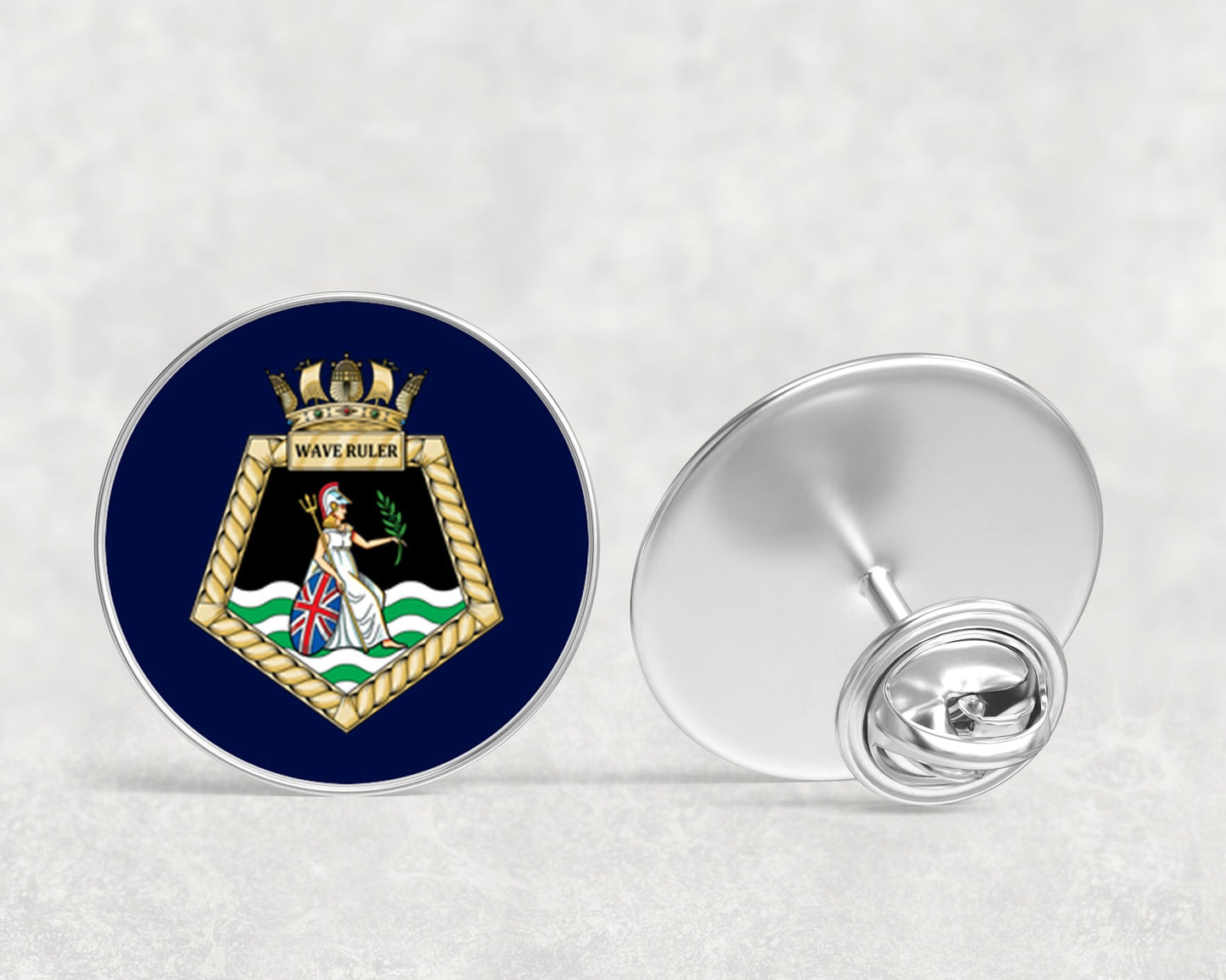 RFA Wave Ruler - Lapel Pin