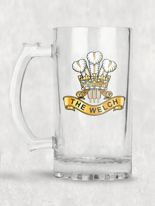 Welch Regiment - Tankard/Beer Mug/Stein