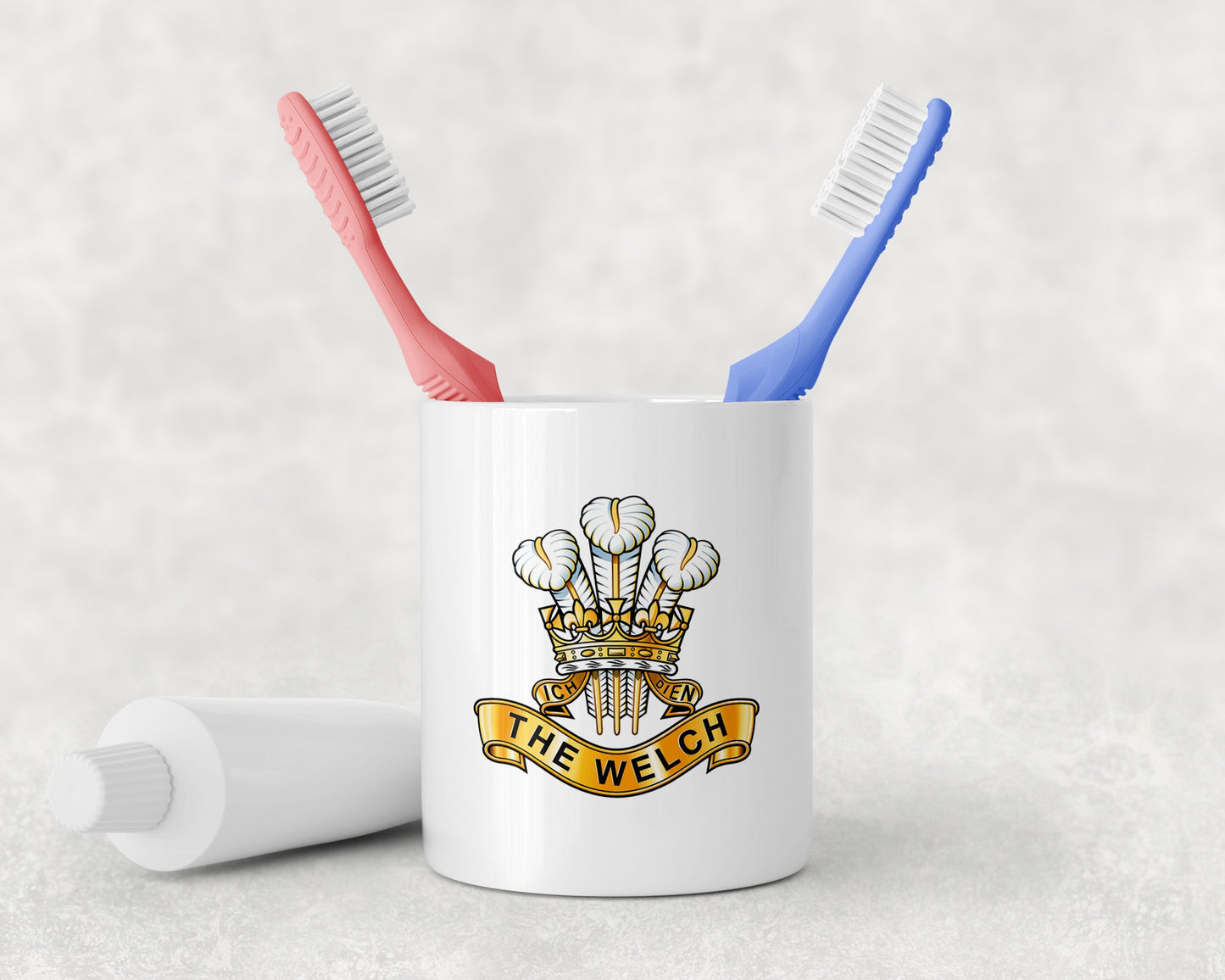 Welch Regiment - Toothbrush Holder and Soap Dispenser