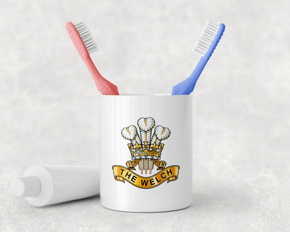 Welch Regiment - Toothbrush Holder and Soap Dispenser