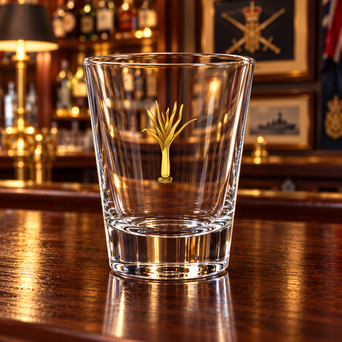 Welsh Guards - Shot Glasses | The Crafty Black Dog — Frosted_Shot_Glass_Military_Bar_Smart_Object copy