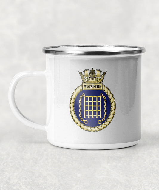 HMS Westminster - Enamel Mug