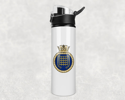 HMS Westminster - Flip Top Water Bottle