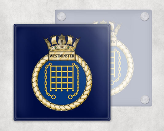 HMS Westminster - Glass Coaster