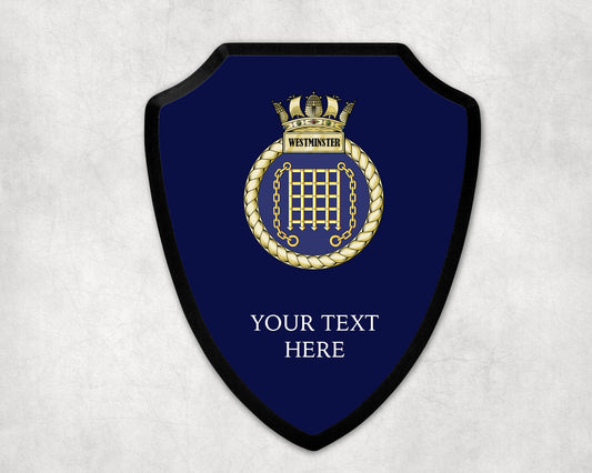 HMS Westminster - Royal Navy Printed Wall Shield
