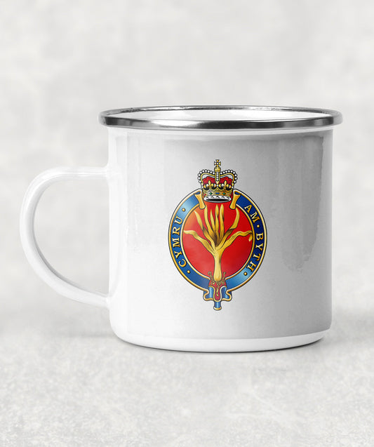 Welsh Guards Cypher - Enamel Mug