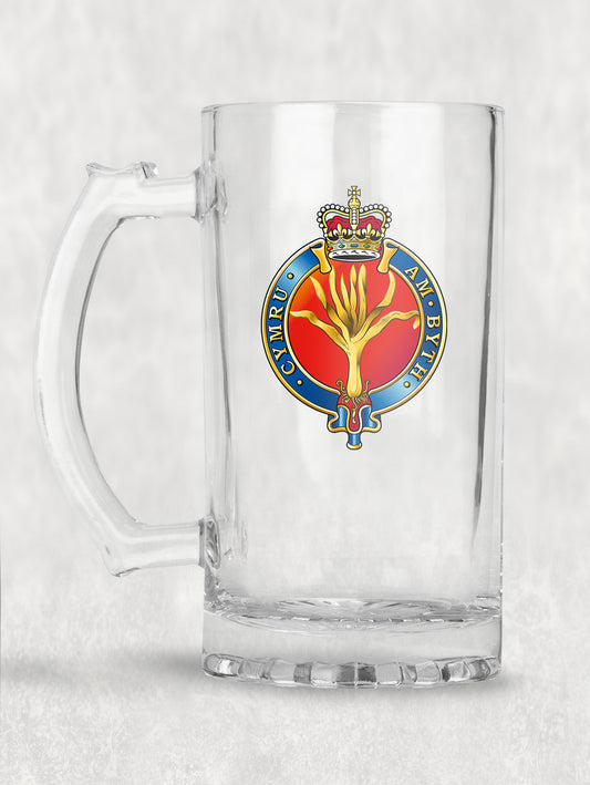 Welsh Guards Cypher - Tankard/Beer Mug/Stein