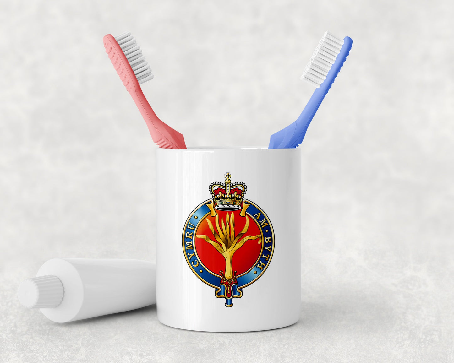 Welsh Guards Cypher - Toothbrush Holder and Soap Dispenser