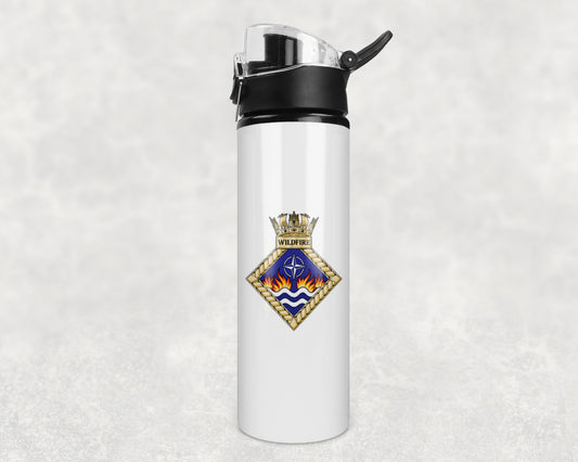 HMS Wildfire - Flip Top Water Bottle