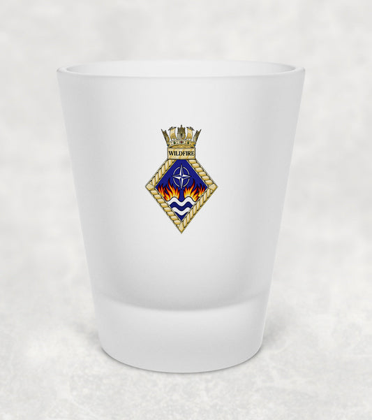 HMS Wildfire - Shot Glass