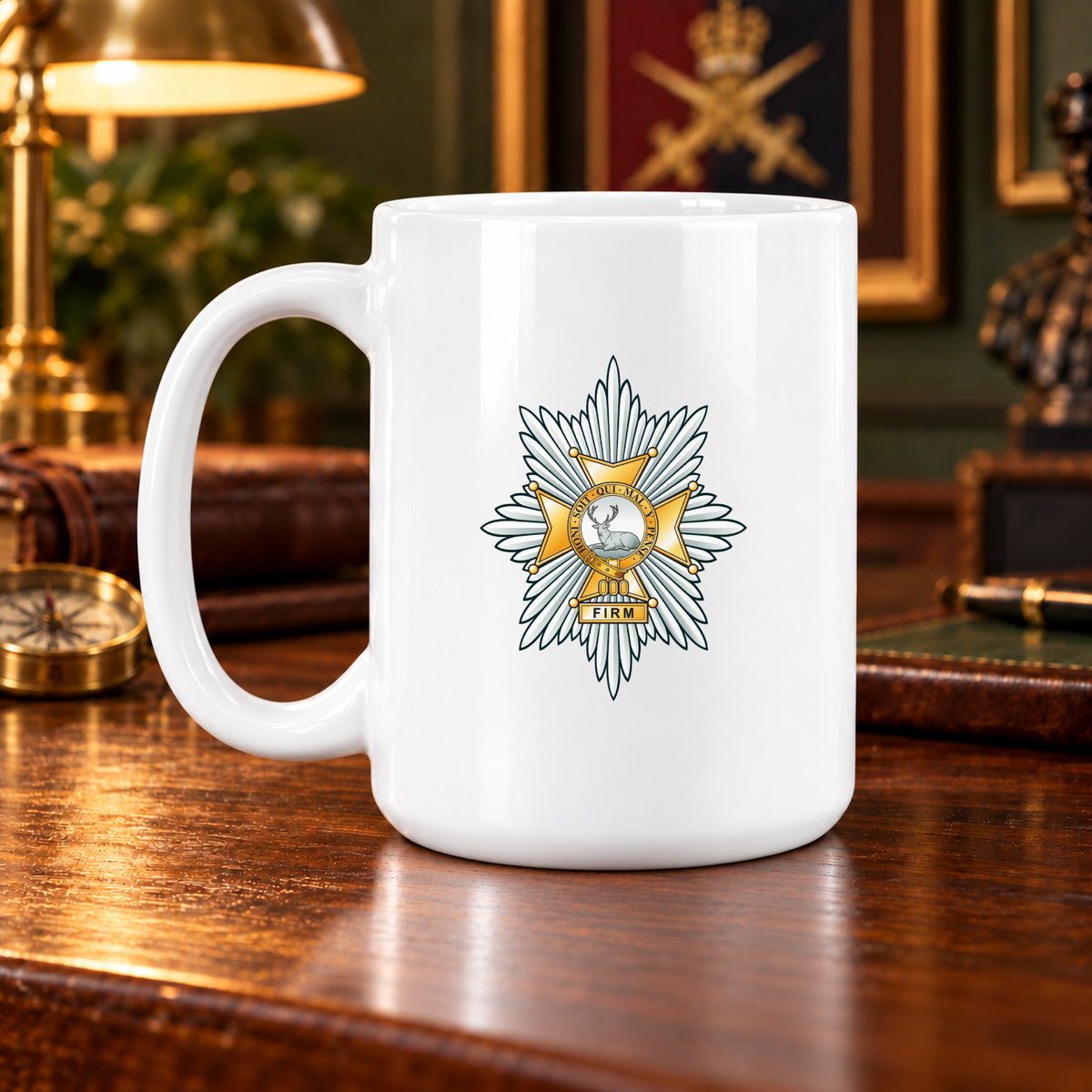 Worcesteshire and Sherwood Foresters - 15oz Mug | The Crafty Black Dog