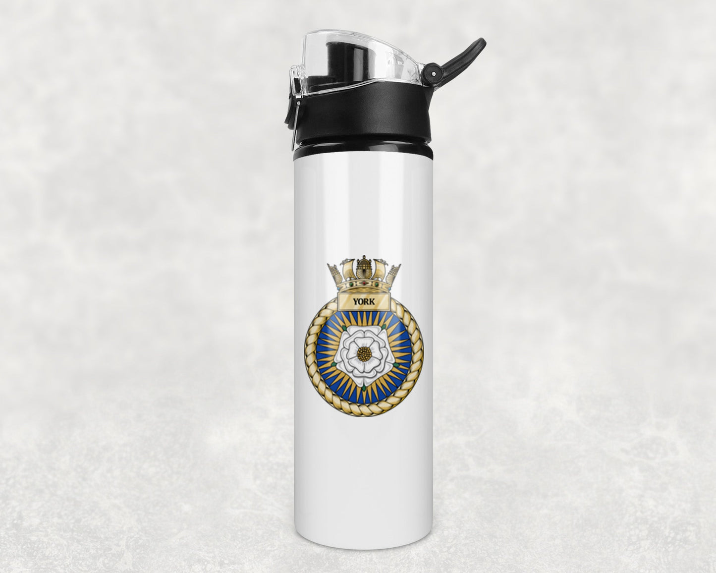 HMS York - Flip Top Water Bottle