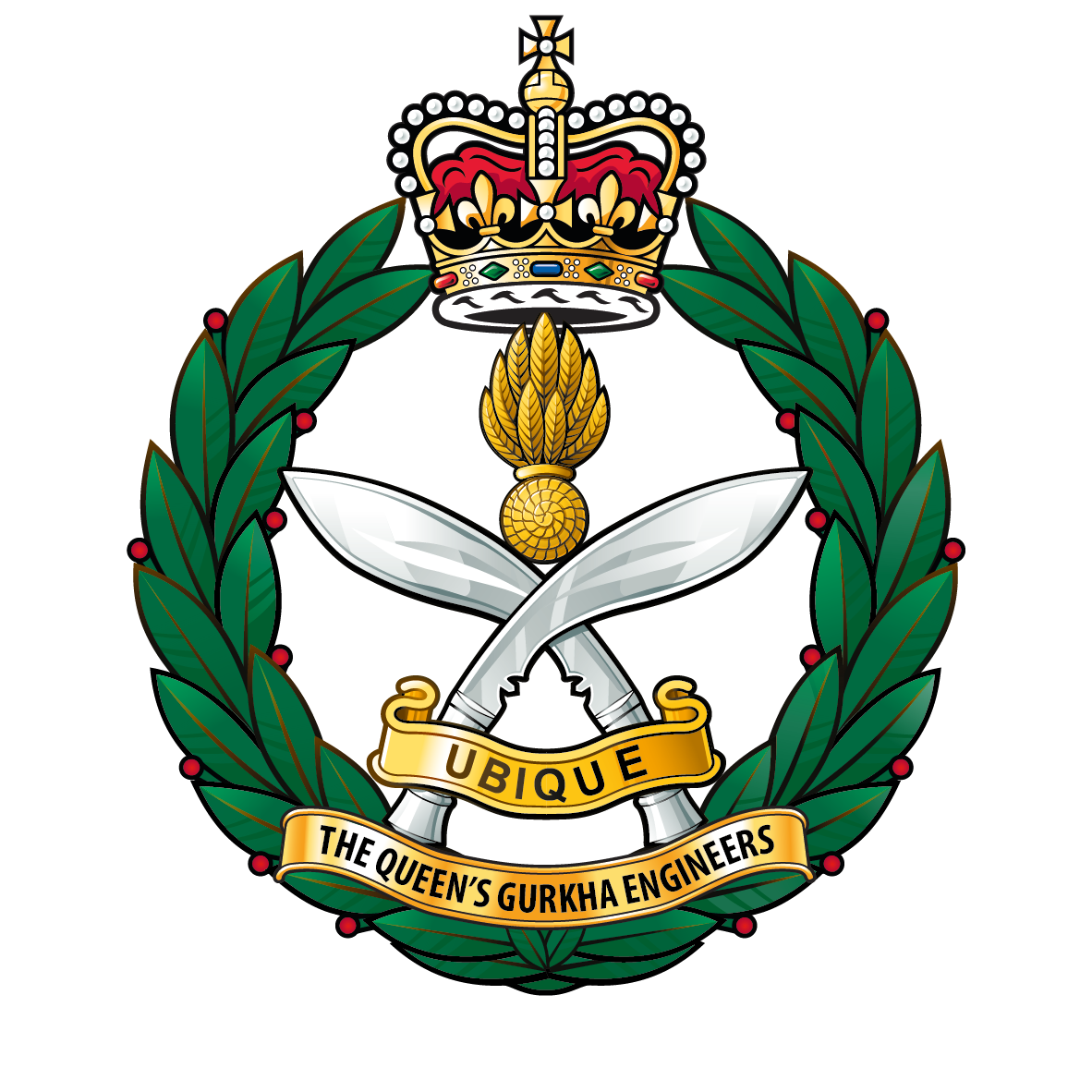 Queen's Gurkha Engineers (New King's Crown)